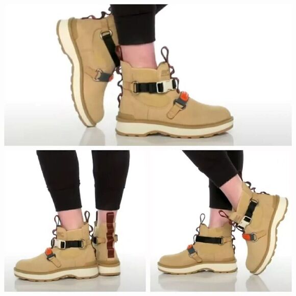 SOREL Hi-Line EQ Women's Waterproof Chelsea Boots in Chalk Size 8 NEW MSRP $185 - Picture 1 of 4